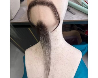 Men's Mustache—a Hand-Crocheted Fake Mustache.