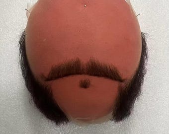 Handmade Lace Sideburns, Realistic Human Hair Beard Wig