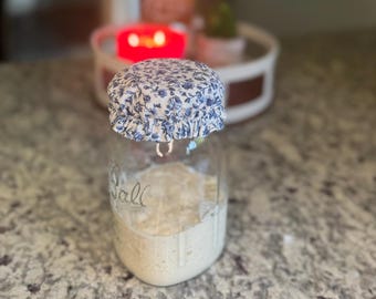 Reusable Jar Cover | Ferment cap for jars | Sourdough Starter Cover | Eco-friendly Kitchen