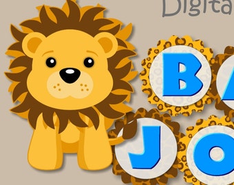 Lion Baby Shower Decorations Lion King Birthday Party Etsy