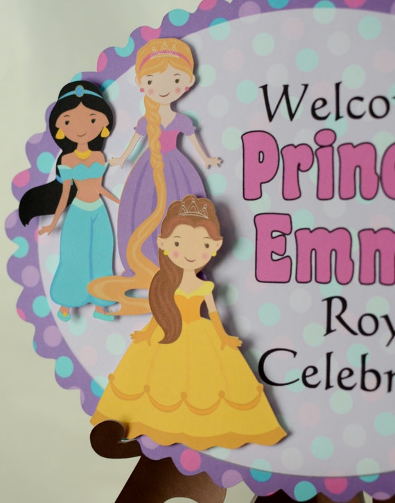 Fairy Tale Princess Birthday Party Door Sign Decorations Etsy