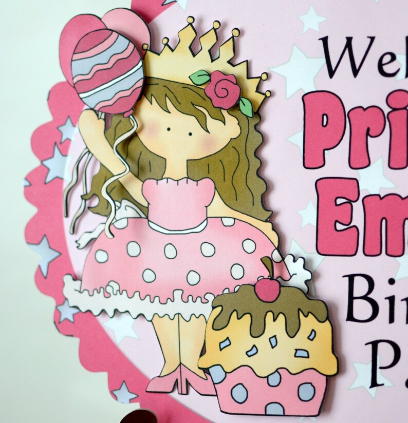 Princess Party Decorations Princess Theme 12Princess Party Favors Tags Princess Birthday Party Favor Princess Birthday Decorations