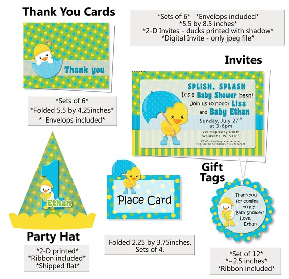 Rubber Ducky Baby Shower Decorations For Boy Duck Baby Etsy 日本