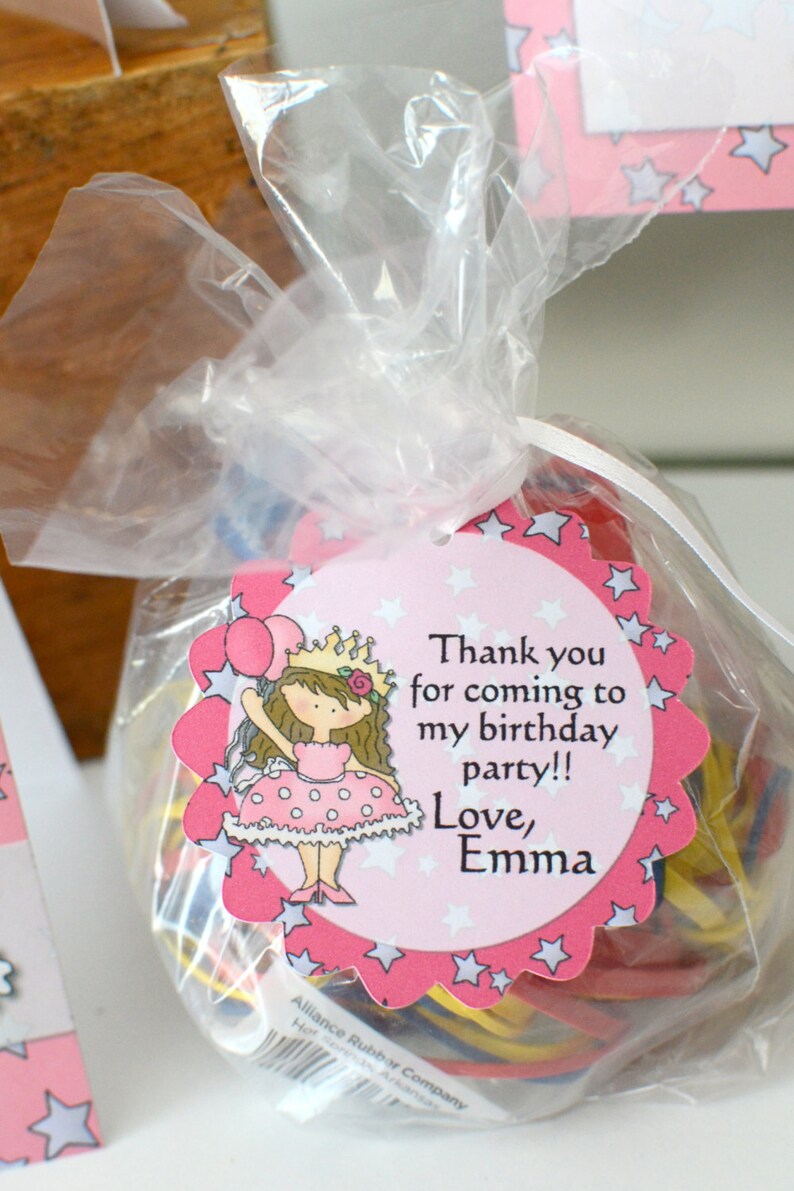 Princess Party Decorations Princess Theme 12Princess Party Favors Tags Princess Birthday Party Favor Princess Birthday Decorations
