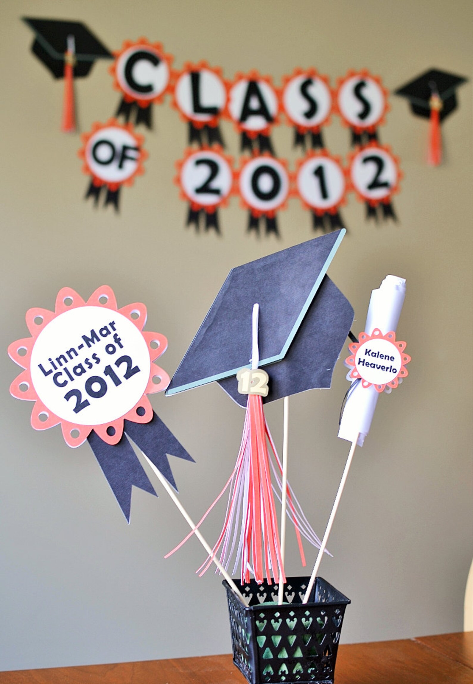 Graduation Party Decorations CUSTOM COLORS Invitation Etsy