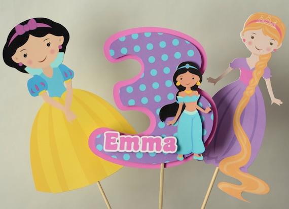 FairyTale Princess Party Decorations - Snow White Birthday - Cinderella Birthday - Jasmine Birthday - Belle Birthday - Rapunzel Birthday Il_570xn