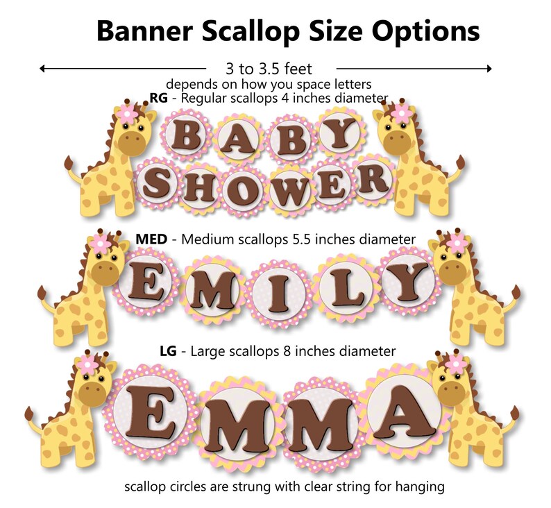 Printed Decorations Giraffe Cake Topper Giraffe First Birthday Cake Topper Giraffe Baby Shower Centerpiece Decorations for Girl