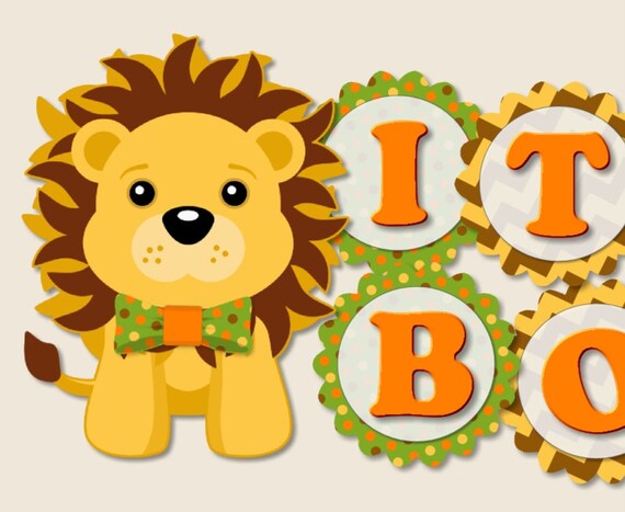 Animal Baby Shower Banner- Jungle Baby Shower Banner - Safari Baby Shower Banner - Jungle Baby Shower Banner - Personalized Custom Message Il_570xn