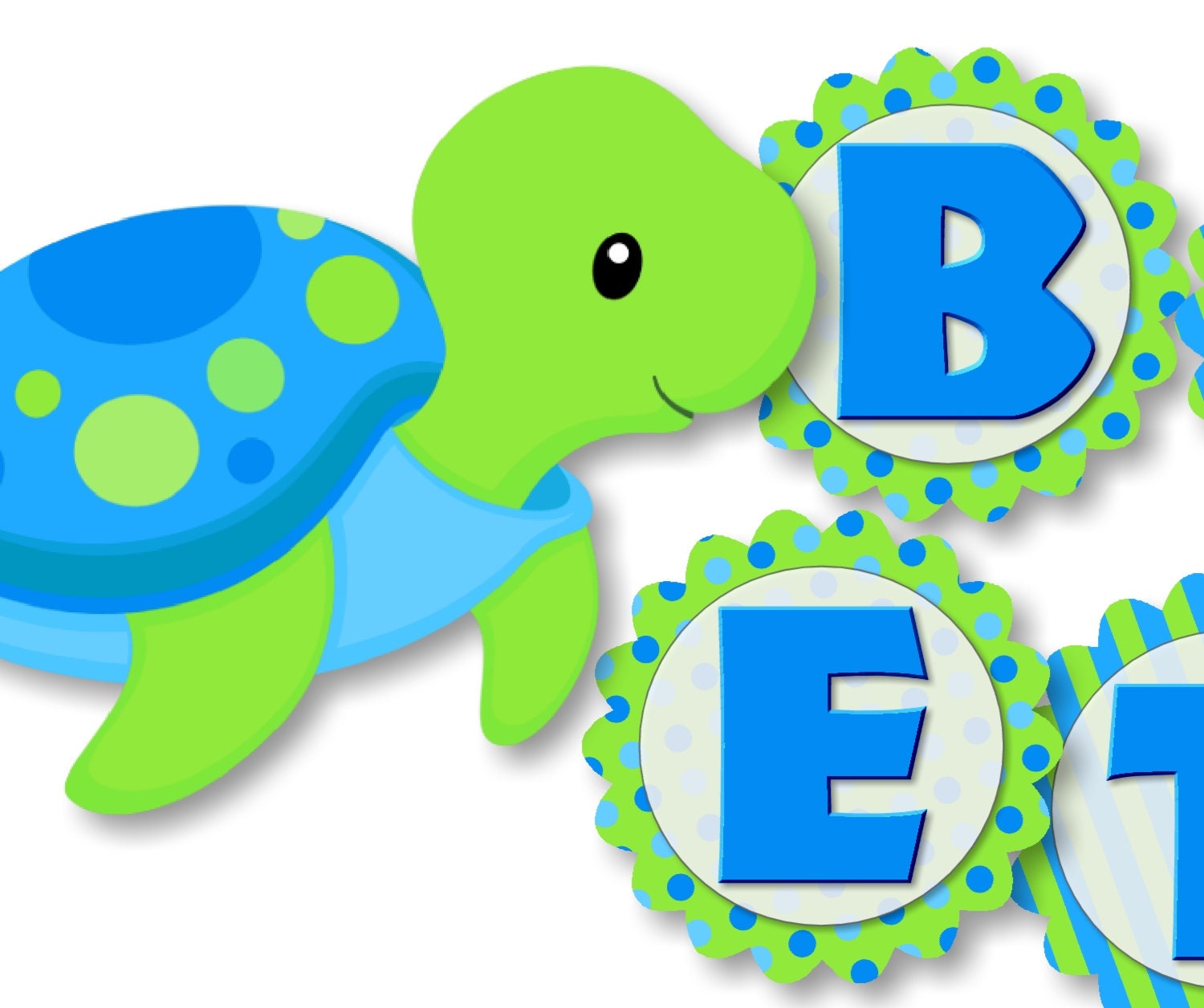 Boy Ocean Sea TURTLE Baby Shower or First Birthday Party - Etsy.de