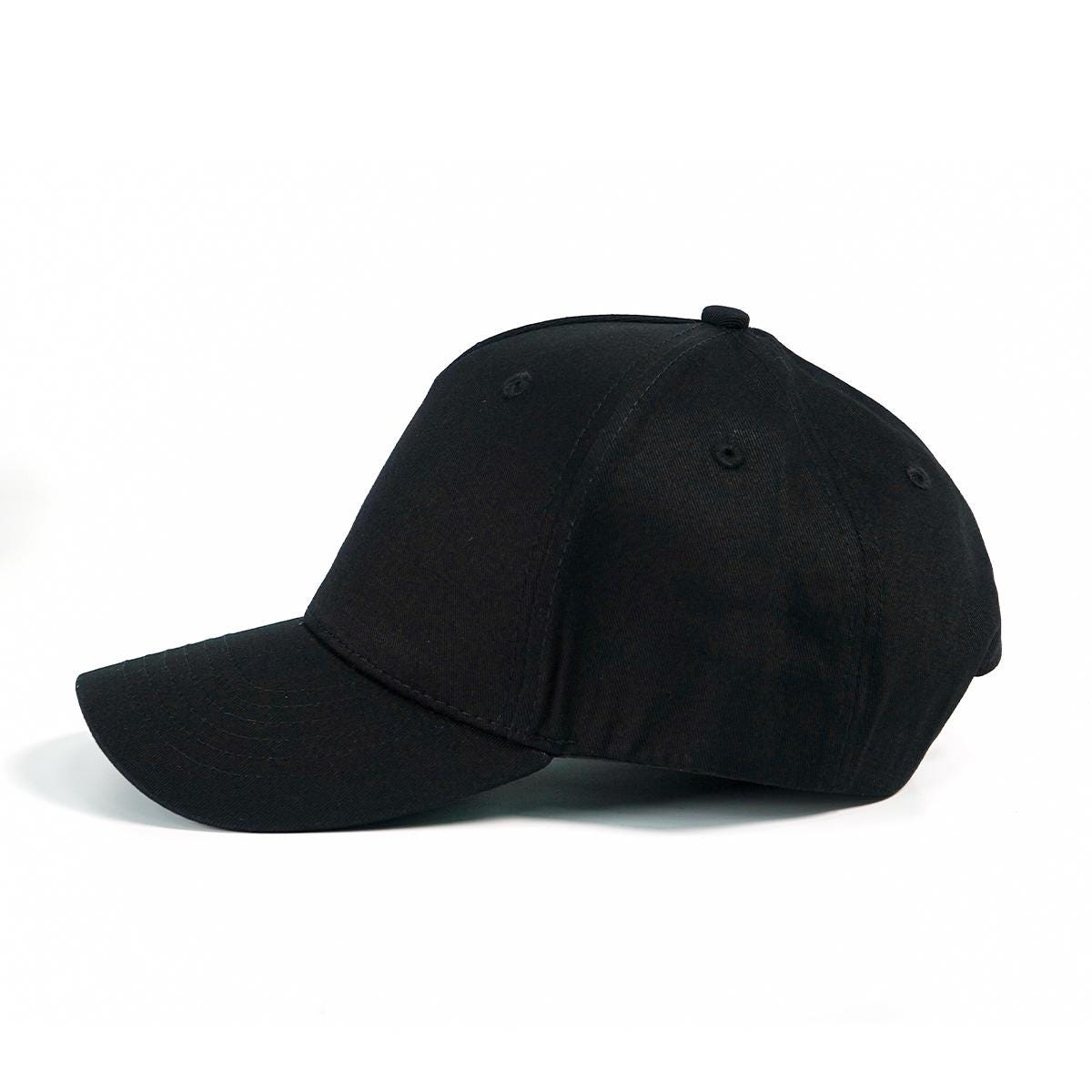 Unisex Black Classic Adjustable Plain Hat Hand Wash Imported Baseball Cap Top Level Classic Adjustable Plain Black Baseball Cap for  main image 3