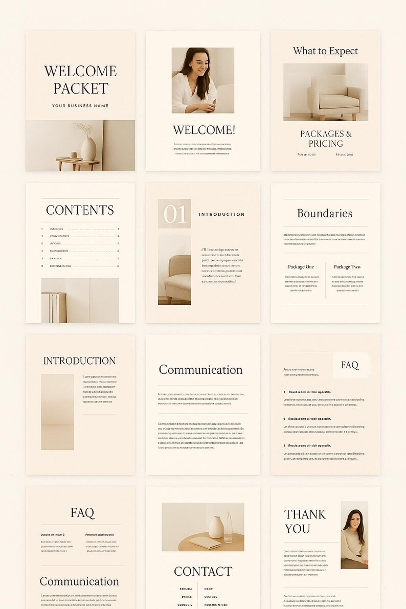Client Welcome Packet Template - Etsy