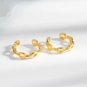 Ear Cuff, no piercing, Knot Band Cartilage gold/silver ear cuff,  Fake ear cuff no piercing, non-pierced earrings, Minimalist ear cuffs