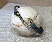 Fish Hook Bracelet, Suede Bracelet, Nautical Jewelry, Fly Fishing Gifts, Sailing Gifts, Mens Jewelry, Boating Gifts for Him, Leather Jewelry