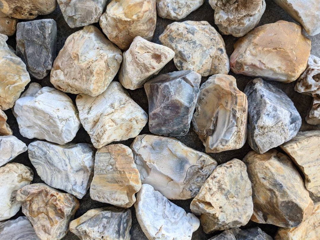 Colorful Chert, Raw Stones for Plants, Aquascape Stone, Hardscape Rocks