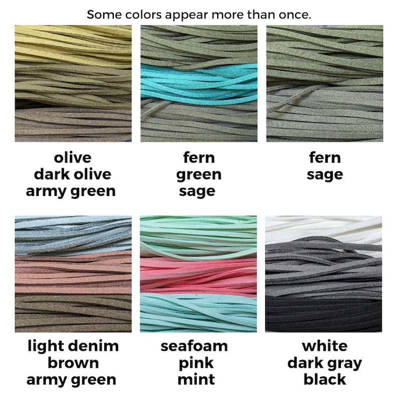 Pode incluir: Uma cole&ccedil;&atilde;o de nove amostras de cor de diferentes tons de verde, azul, rosa, marrom, cinza e branco. As cores est&atilde;o dispostas em uma grade de 3x3. Algumas cores aparecem mais de uma vez. As cores s&atilde;o etiquetadas com seus nomes, como "oliva", "verde samambaia", "s&aacute;lvia", "denim claro", "marrom", "espuma do mar", "rosa", "menta", "branco", "cinza escuro" e "preto".