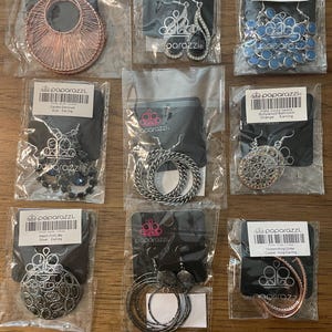 paparazzi 9 pack earrings