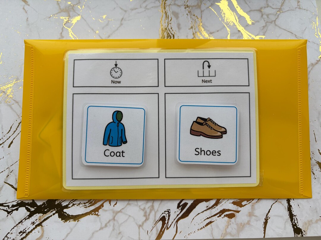 Now & Next Board | Visual Schedule | Autism ADHD Support | Travel Size ...