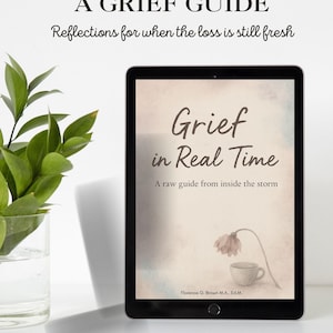 Grief in Real Time | Digital Grief Journal for the Early Days of Loss | Instant Download PDF |  Prompts & Reflection Support