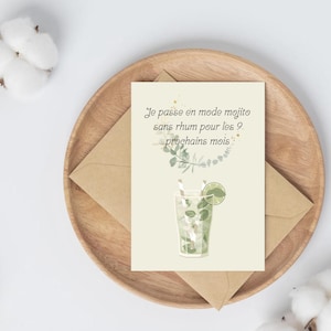Pregnancy Announcement Cards – 6 Funny Posters for Friends – Digital Baby Reveal