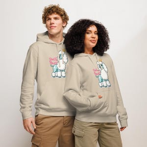 Funny Poodle Hoodie, Poodle Power Dog Lover Gift Hoodie