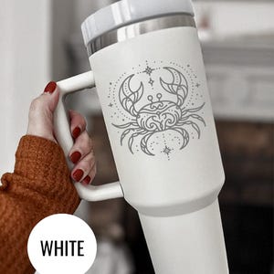 Engraved Zodiac Tumbler Custom Horoscope Travel Cup Celestial Astrology Gift Birthday Idea Engraved Star Sign Insulated Mug Zodiac Tumbler