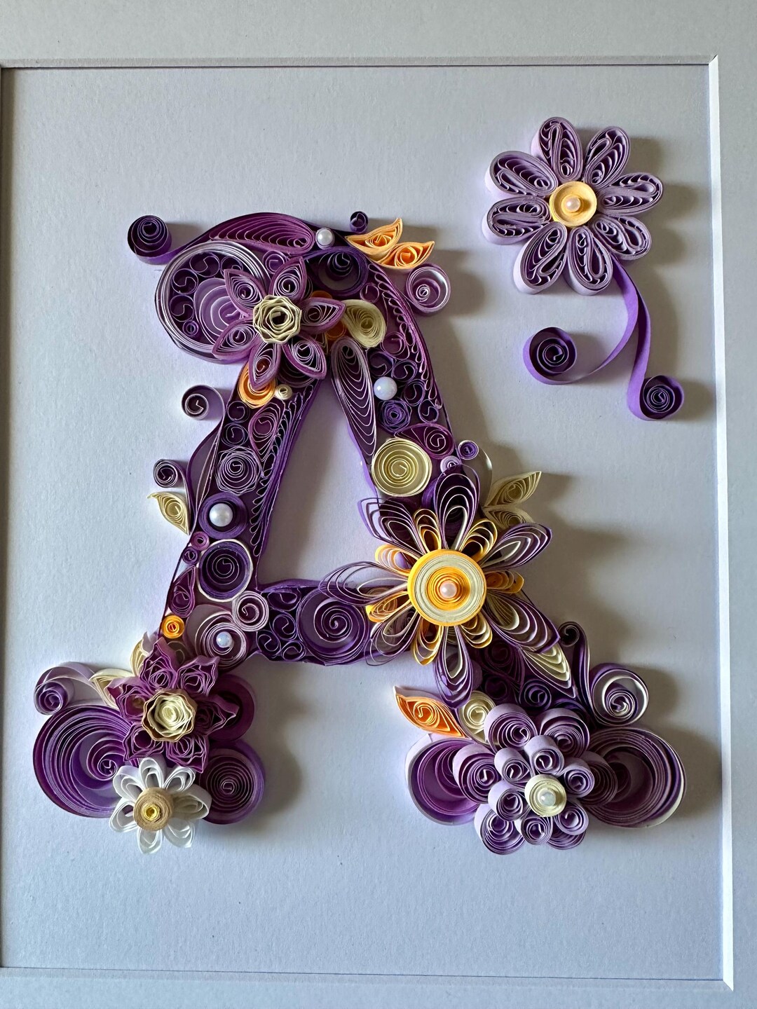 Custom Personalized Quilled Letter Art - Made to Order, Handcrafted ...