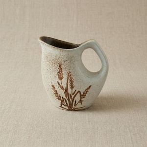 Brocca in ceramica da studio vintage Ellis / Lattiera in gres australiano / Brocca dipinta a mano anni '70 / Decorazione in ceramica da studio di metà secolo