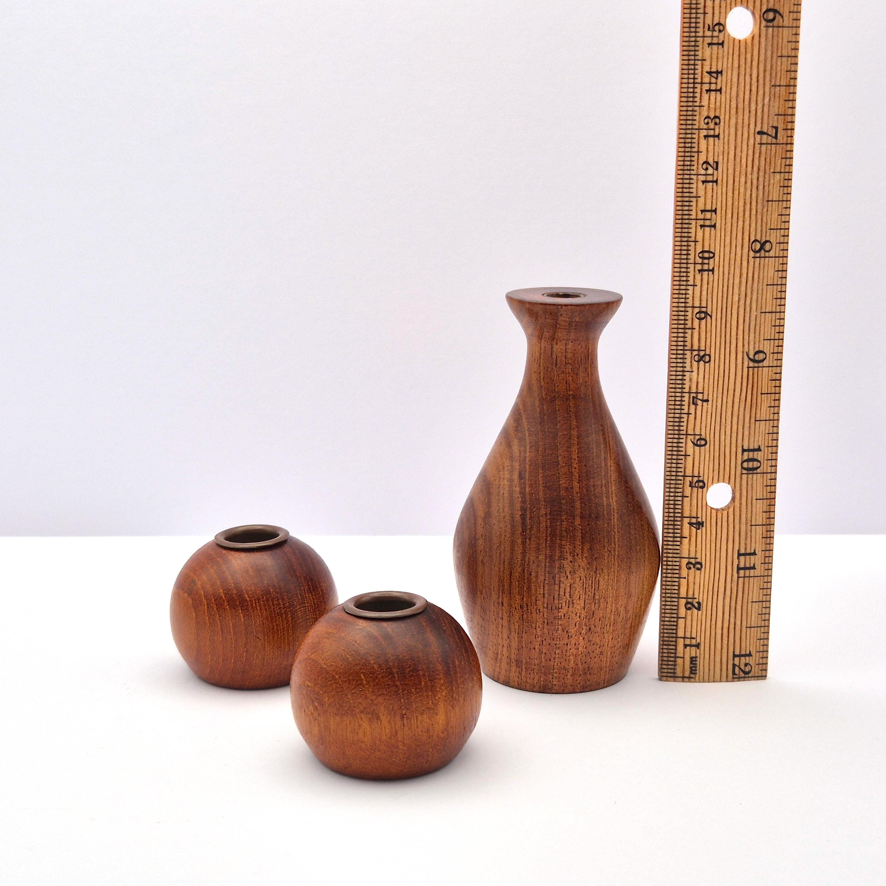 チーク キャンドルホルダーセット ヴィンテージ デンマーク ミッド