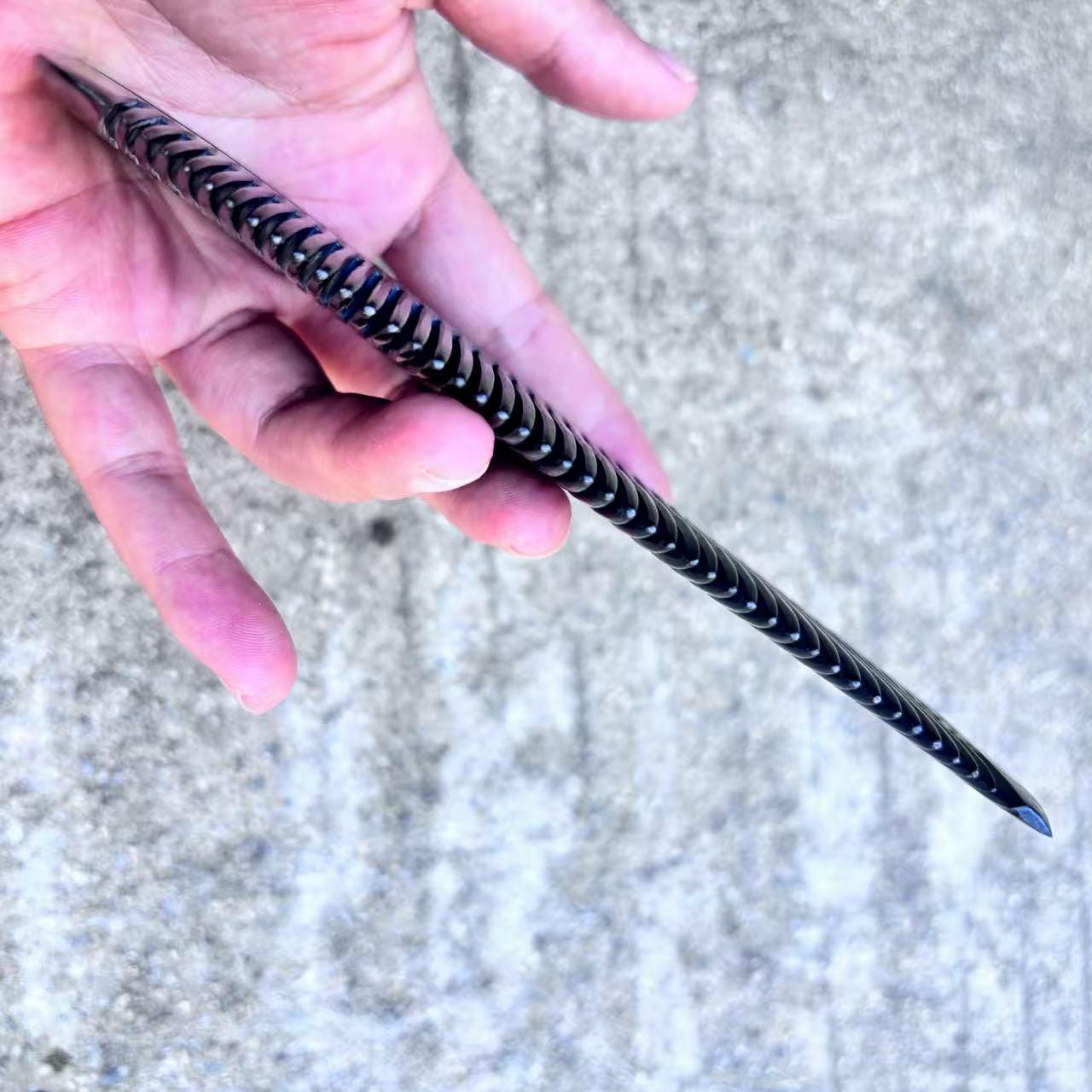 環境に優しい天然ヤクの角型コーム、彫刻された細かい歯、動物の角の