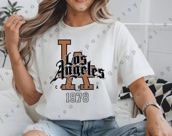 Los Angeles SVG File – City Skyline Digital Download – LA Clipart for Cricut and Silhouette – California Cutting File