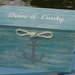 Laura Lane reviewed Personalized Aqua Blue Whitewash Nautical Themed Beach Wedding Card Box Holder Treasure Chest Unity Sailors Rope Handles Hand Painted Anchor
