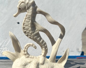 Ceramic Seahorse Statue