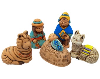 Andean - Small Nativity Set of 6, 2.25" H