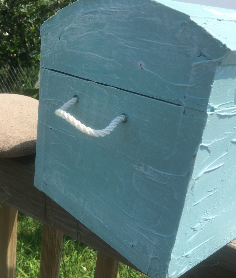 Personalized Aqua Blue Whitewash Nautical Themed Beach Wedding image 4