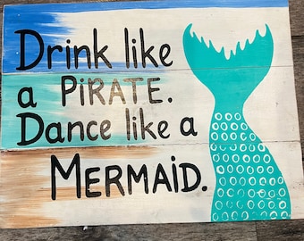 Drink Like A Pirate Sign