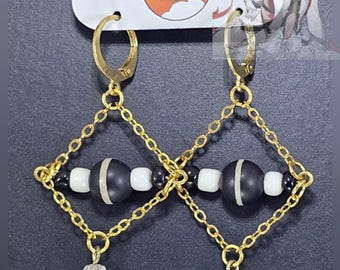 Wuthering Waves Camellya Inspired Earrings