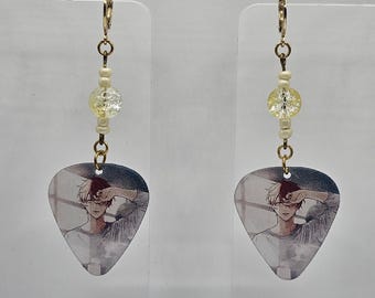 Given Anime Guitar Pick Dangle Earrings | BL Anime Merch