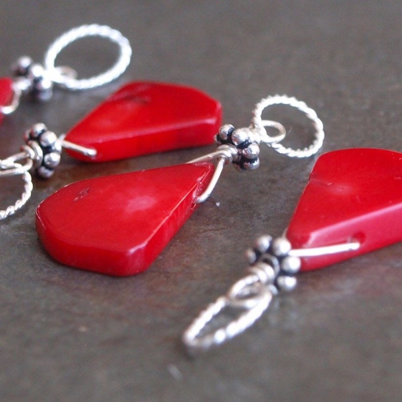 Coral Charm Pendant #193