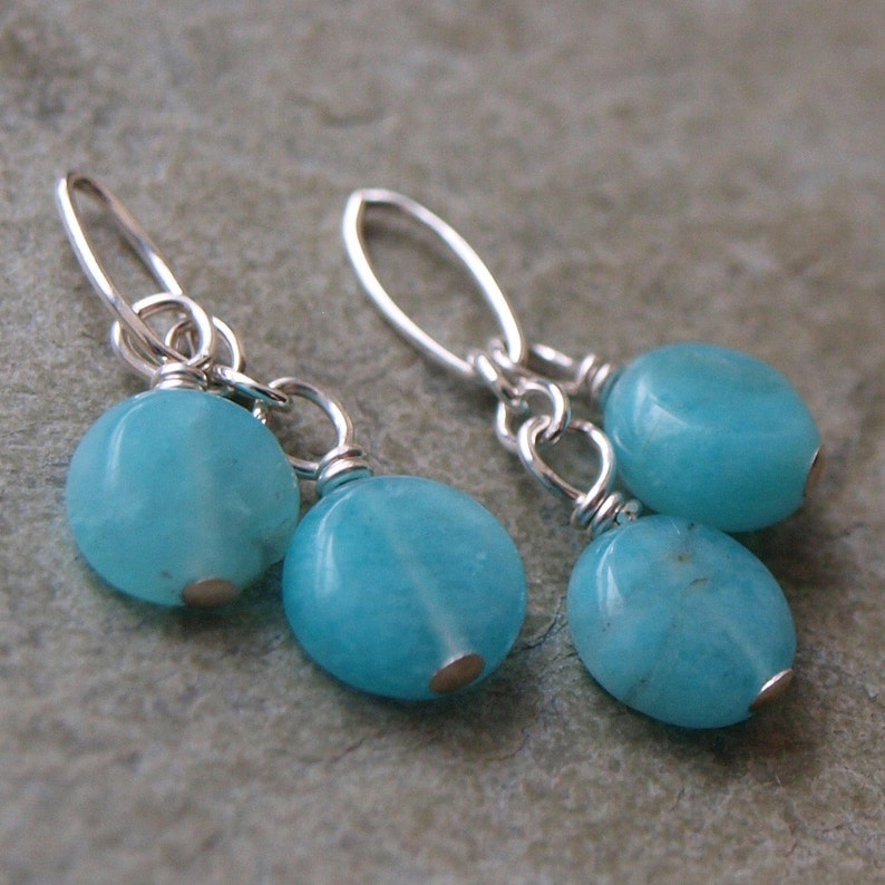 Amazonite Earring Charms 166 image 1