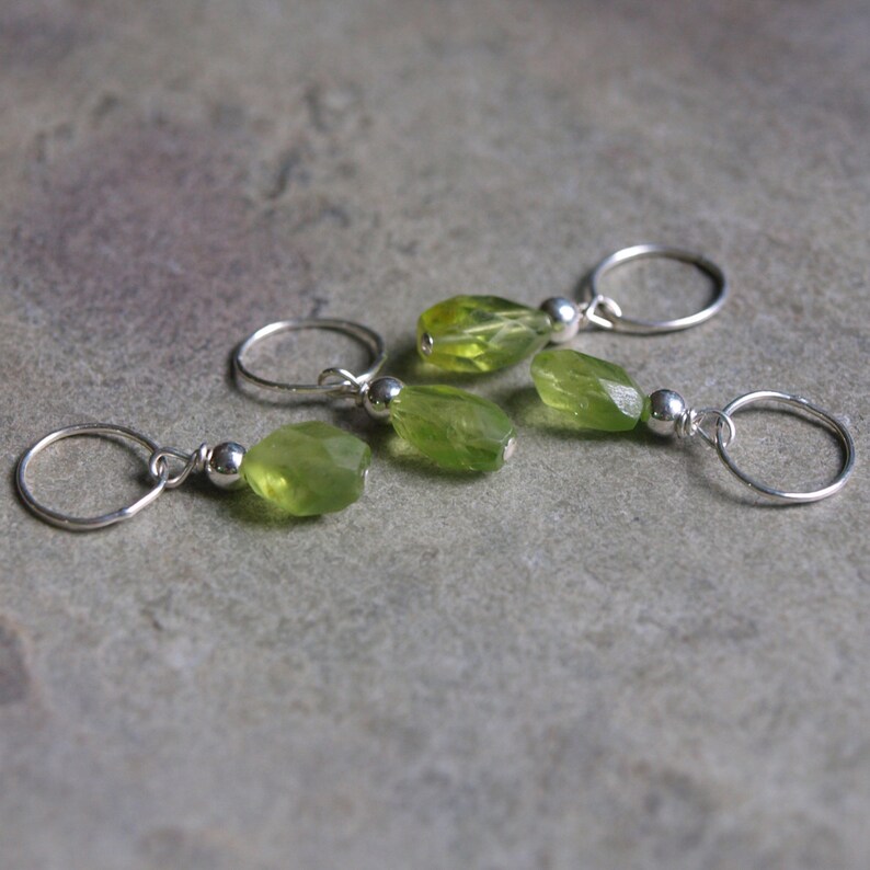 Peridot Charm Pendant 165 image 4