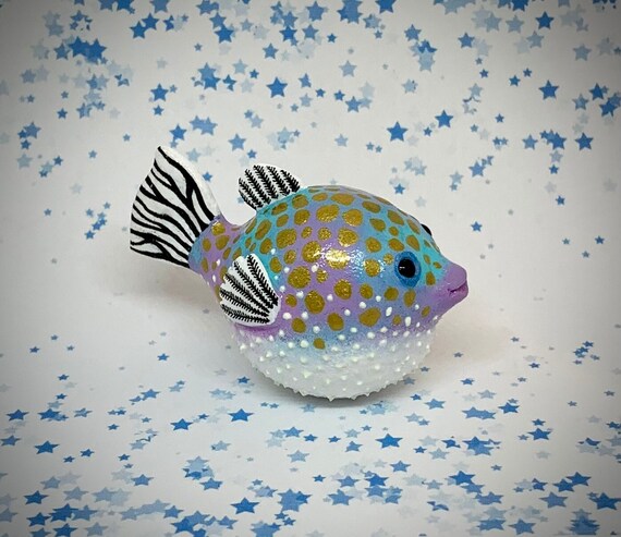 Cute Puffer Fish Glow in the Dark 