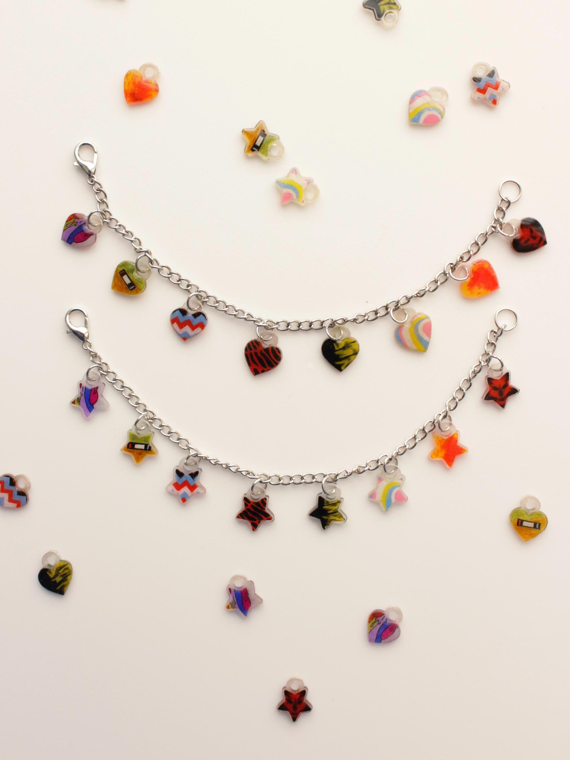 Twenty One Pilots charm bracelet - albums/eras | TØP inspired handmade jewellery