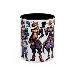 Coffee Mug, Jojo Design Characters, Unique Mug Gift, Anime Lover Gift, Cartoon Coffee Cup, Custom Mug, Personalized Gift, Office Mug