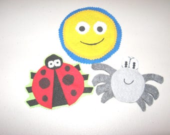 Itsy Pitsy Spider Felt Character Set