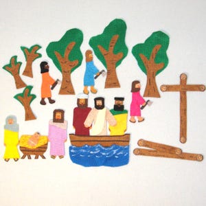 Parable of Three Trees Felt Character Set