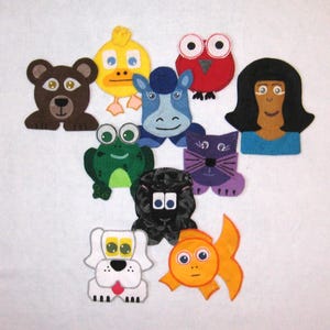 Brown Bear What Can You See Felt Character Set