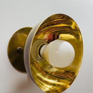 Mid Century Modern Flush Mount, Ceiling Light Modern Brass Vanity Light, Kitchen Light Fixture