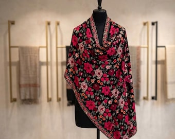 Velvet Heavy Embroidered Shawl