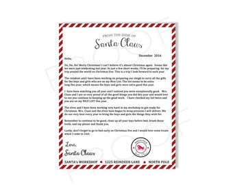 Letter From Santa Instant Download