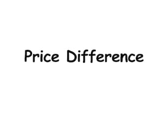 Price Difference